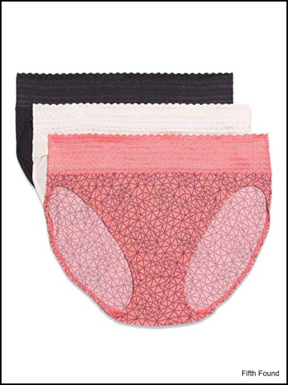 Microfiber Hi-Cut Briefs Multipack No Muffin Top Lace Waist